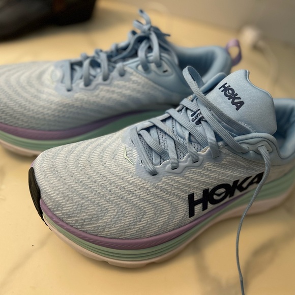 Hoka Sky Blue Athletic Sneakers - Picture 3 of 5